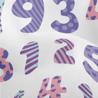 Various Designs Of Numbers Lightweight Performance Linen