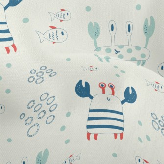 Children's Simple Crab Fis Lightweight Performance Linen
