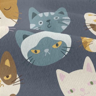 Cute Cats With Different Expre Modern Jersey