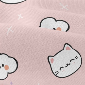 Cute Clouds And Cats Modern Jersey