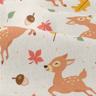 Happy Jumping Forest Deer Modern Jersey