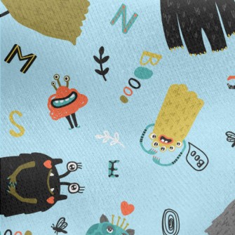 Funny Aliens In Europe And Ame Jersey Backed Fleece