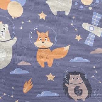 Animals Floating In Space Pongee