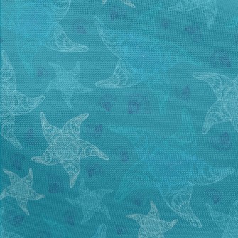 Detailed Pattern Of Starfish A Pongee