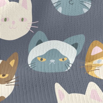 Cute Cats With Different Expre Stretch Jersey