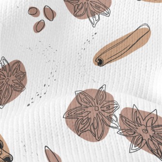 Cinnamon And Anise Graphics Stretch Jersey