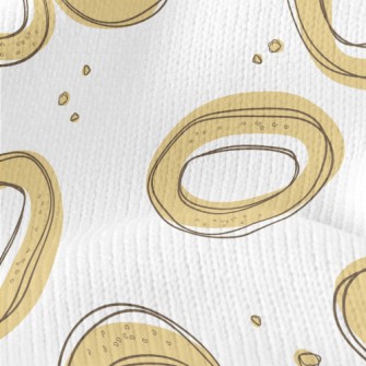 Apricot Simple Bagel Stretch Jersey