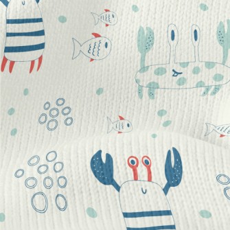 Children's Simple Crab Fis Stretch Jersey