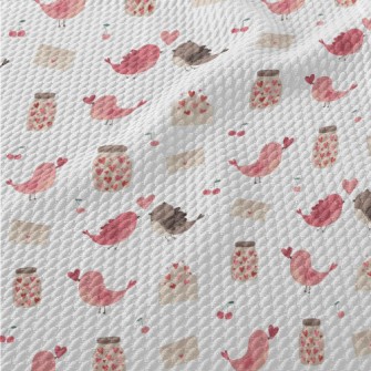 Love Bird Bottle Envelope Birdseye Piqué