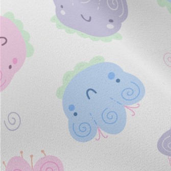 Cute Happy Flowers Chiffon