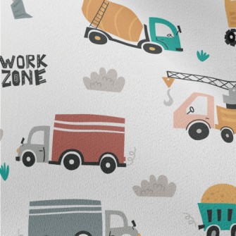 Construction Vehicles Chiffon