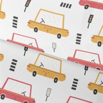 Children&#39;s Colorful Cars Waterproof Oxford