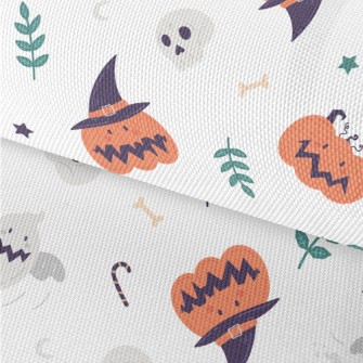 Cute Pumpkin Skull Waterproof Oxford