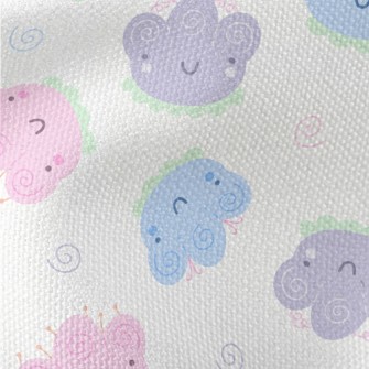 Cute Happy Flowers Waterproof Canvas