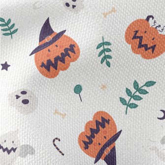 Cute Pumpkin Skull Waterproof Canvas