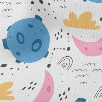 Colorful Cartoon Planets Terry