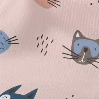 Doodle Cute Cat Terry