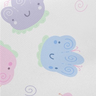 Cute Happy Flowers Twill
