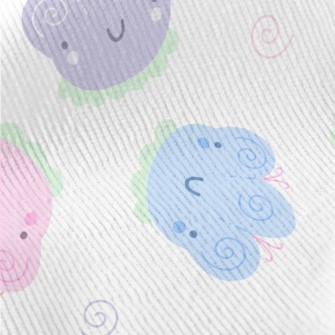 Cute Happy Flowers Standard Corduroy