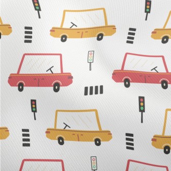Children&#39;s Colorful Cars Dobby