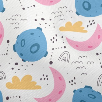 Colorful Cartoon Planets Dobby