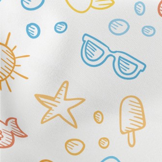 Hot Summer Pattern Stretch Ponte