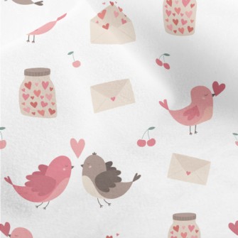 Love Bird Bottle Envelope Micro Fleece