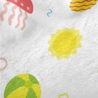 Happy Summer Pattern Minky