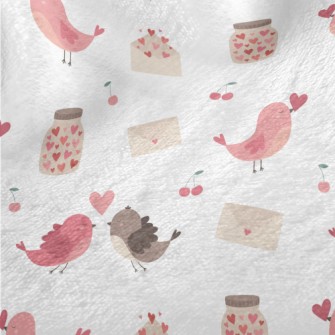 Love Bird Bottle Envelope Minky