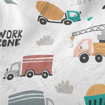 Construction Vehicles Minky