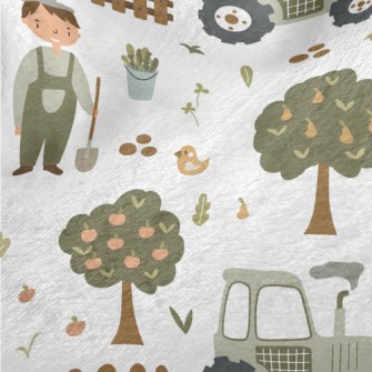 Children&#39;s Book Happy Farm Minky