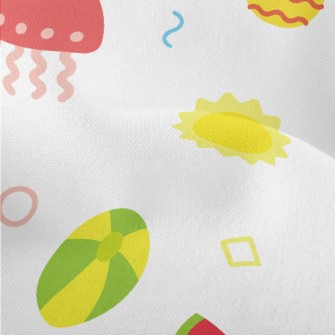 Happy Summer Pattern Lightweight Performance Linen