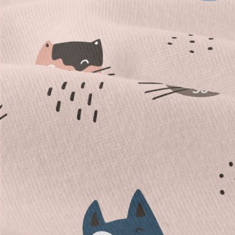 Doodle Cute Cat Modern Jersey