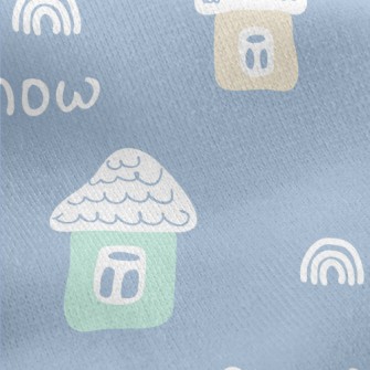 Simple Color House Jersey Backed Fleece