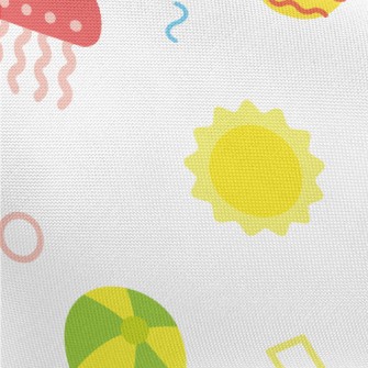 Happy Summer Pattern Pongee