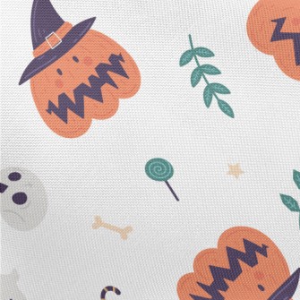 Cute Pumpkin Skull Pongee