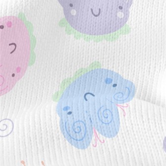 Cute Happy Flowers Stretch Jersey
