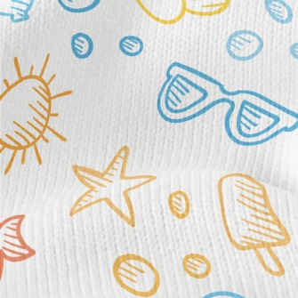 Hot Summer Pattern Stretch Jersey
