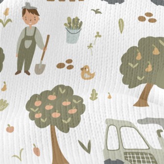 Children&#39;s Book Happy Farm Stretch Jersey