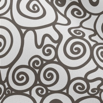 Swirls Of Varying Sizes Chiffon