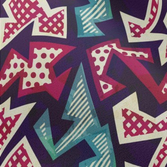 Irregular Geometric Pattern Of Chiffon