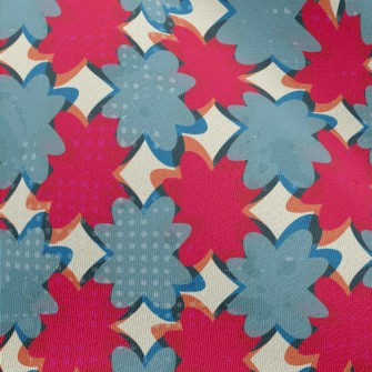 Stitching Irregular Color Bloc Chiffon