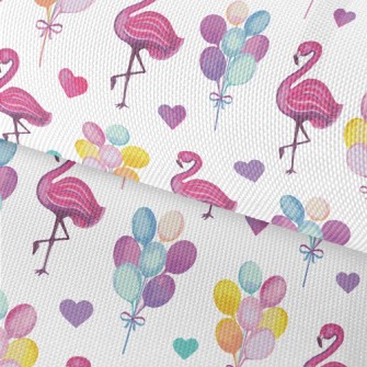 Watercolor Flamingo Balloon Waterproof Oxford