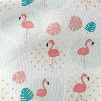 Flamingo Standing On One Leg Waterproof Canvas