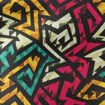 Swirl Geometry Waterproof Canvas