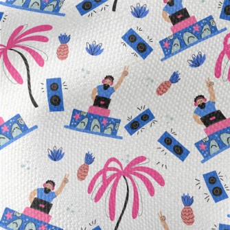 Bearded And Lively DJ Waterproof Canvas