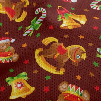 Christmas Atmosphere Gift Athletic Mesh Flat Back