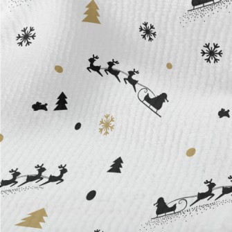 Reindeer And Santa Claus Terry