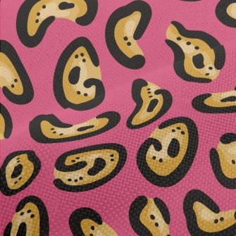 Bright Irregular Leopard Print Performance Linen