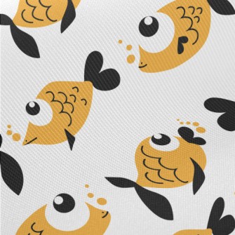 Super Cute Big Eye Goldfish Twill